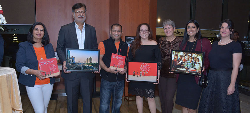 The Launch of Glimpses of Gurgaon, India